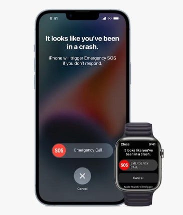 Crash Detection in iPhone and Apple Watch