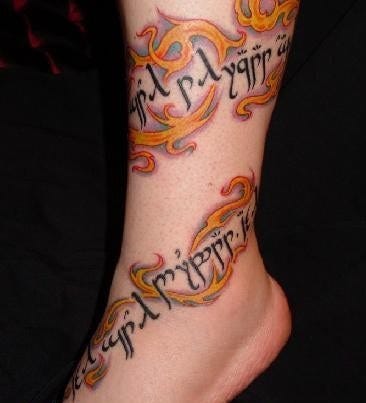 Ankle Tattoo 1145