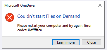Microsoft-OneDrive-Couldnt-start-Files-on-Demand-Error