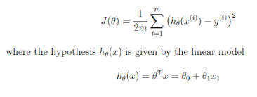Şekil 1: Hipotez fonsiyonunun maliyet fonksiyonu içinde kullanılması
