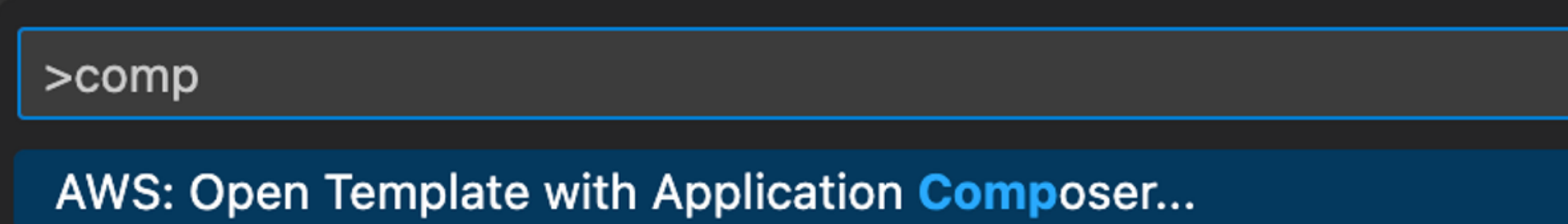CMD + SHIFT + P + type composer