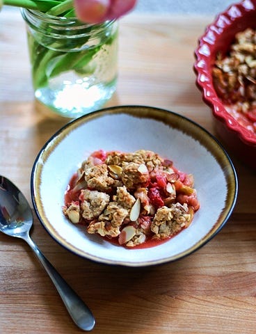 Strawberry-Rhubarb Crumble