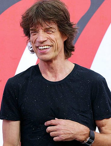 Mick Jagger, from a gallery page