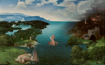 Joachim Patinir’s depiction of the River Styx. credit Wiki.