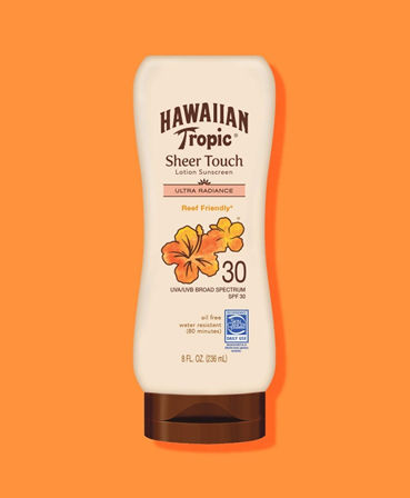 Hawaiian Tropic sheer touch sunscreen