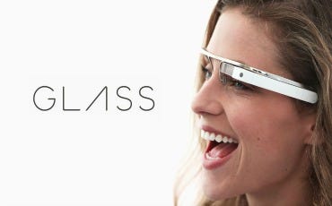 Advert for Google Glass