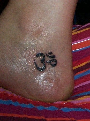 Ankle Tattoo 1072