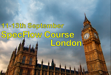 SpecFlow Course in London, 11th-13th September. Interactive, pragmatic, with the creator of SpecFlow. Let’s meet there!