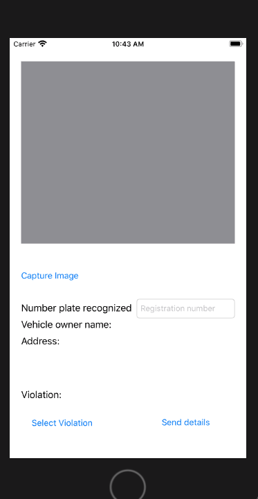 Number plate recognizer using Swift, Xcode and FirebaseMLVision