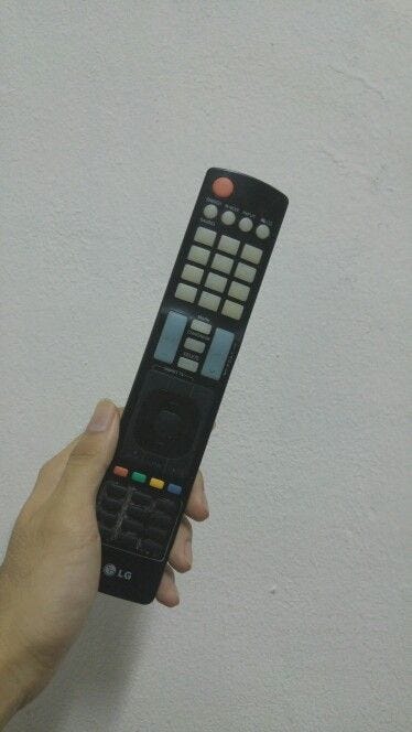 Worn out TV remote