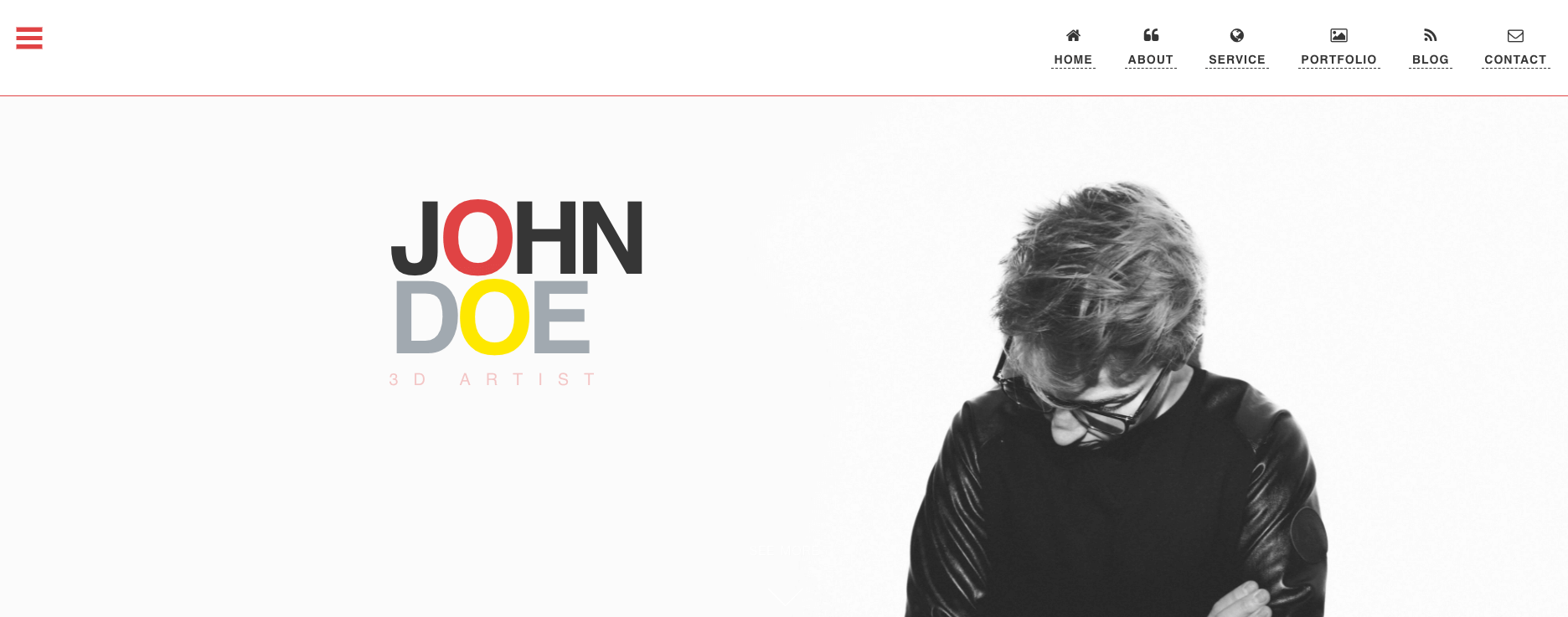JohnDoe — Free One Page Portfolio Website Bootstrap Template