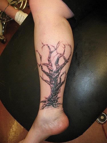 1022 Ankle Tattoo