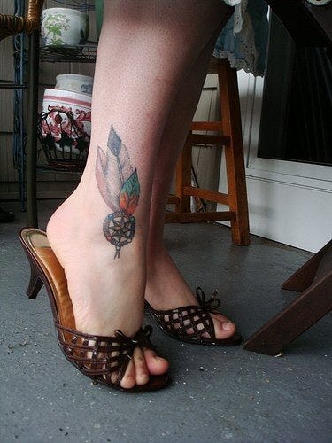 Ankle Tattoo 1158