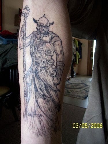 1060 Viking tattoo