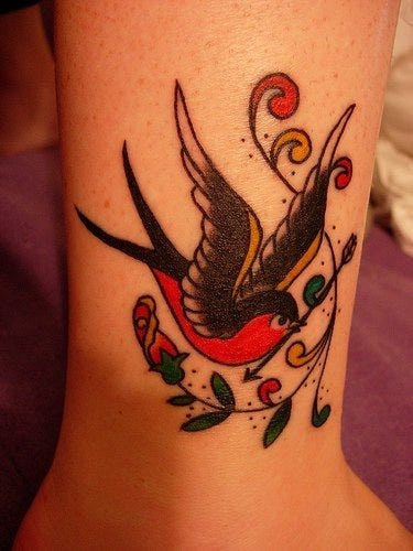 Ankle Tattoo 1028