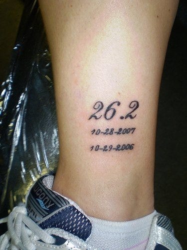 Ankle Tattoo 1021