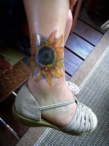 1056 Ankle Tattoo