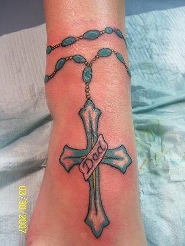 Ankle Tattoo 1104