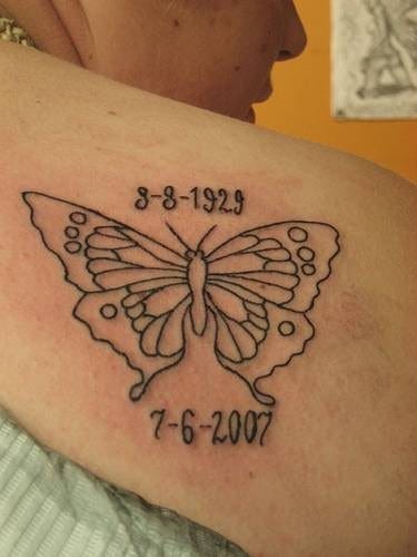 1059 butterfly tattoo