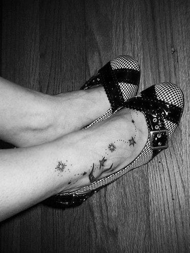 Ankle Tattoo 1101