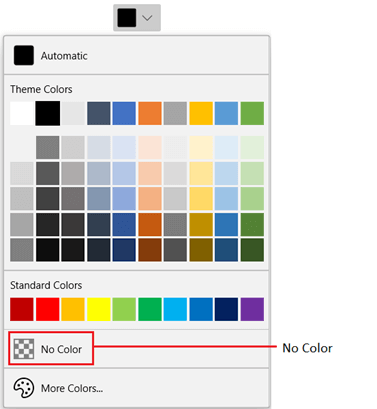 WinUI DropDown ColorPalette Displaying No Color Button