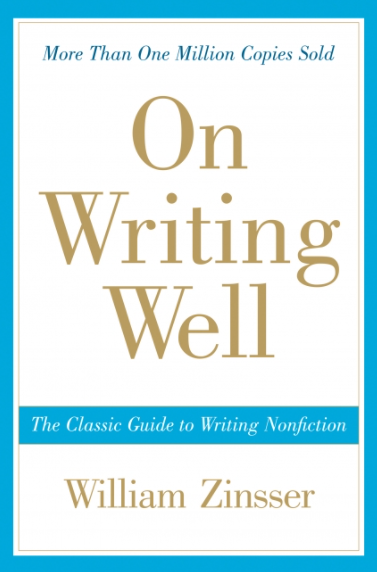 A book cover of the book “On Writing Well”.