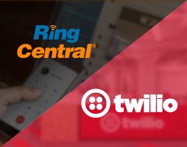 twilio ring central cloud communication management in CRM