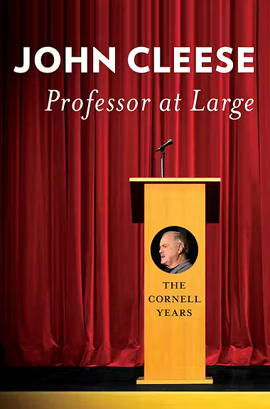 This is a photo of the cover of John Cleese’s book “Professor at Large,” as discussed by John G. Stackhouse, Jr.