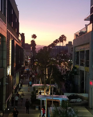 Beautiful LA street scene