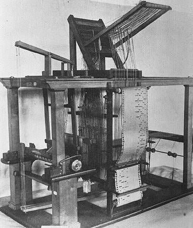 Basile Bouchon’s loom