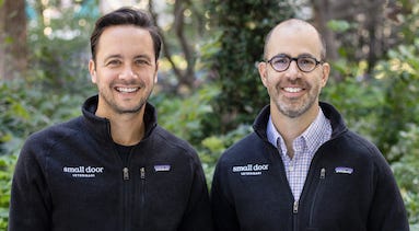 Florent Peyre and Josh Guttman, founders of Small Door