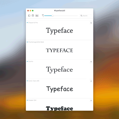 A GIF from Typeface’s website