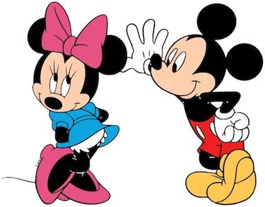 An image of Mickey and Minnie Mouse