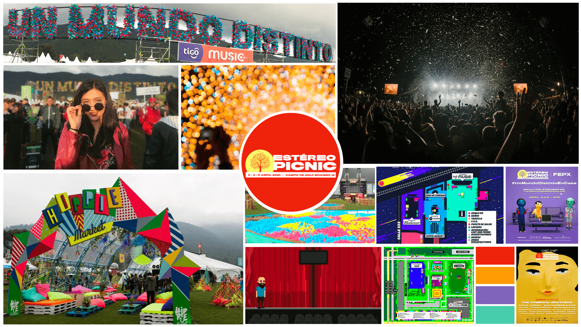 Moodboard of the festival
