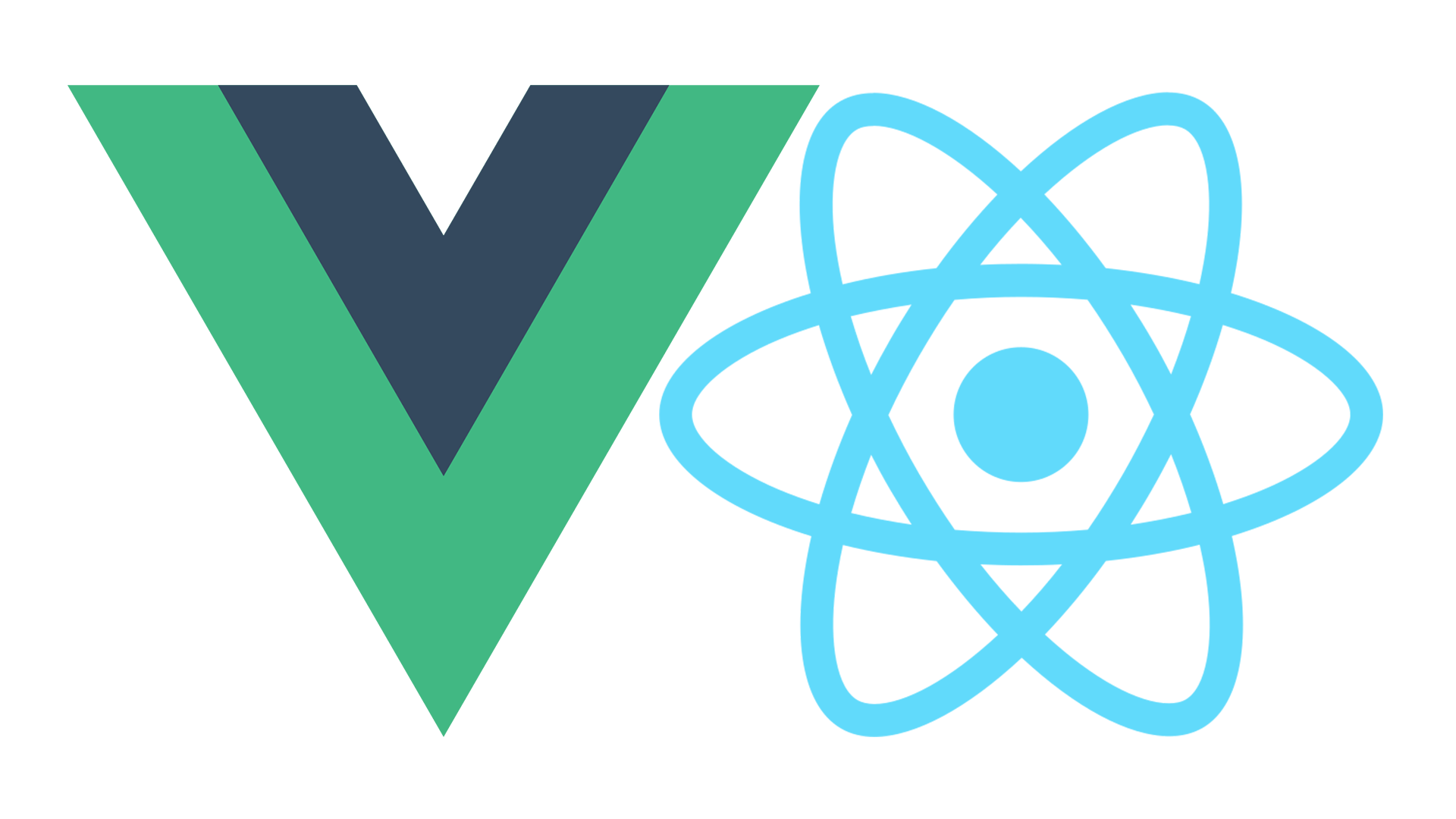 Vue & React logos NOT fighting each other
