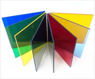 colored acrylic sheets