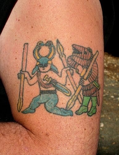 1054 Viking tattoo