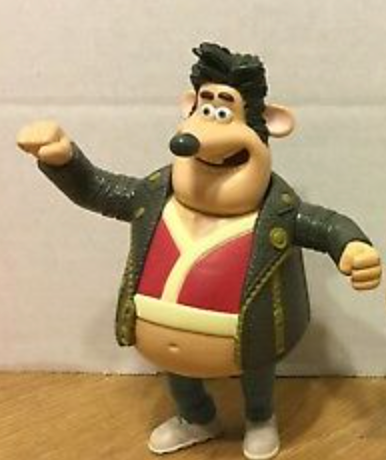 The ‘Sid the Rat’ McDonalds toy, standing proudly.