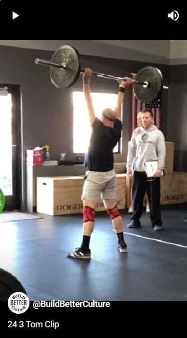 Tom Schin performing Thrusters