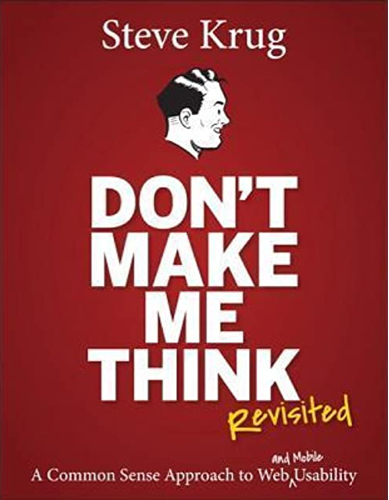 Cover of the book “Don’t Make Me Think”