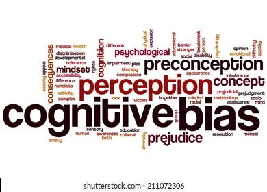 An image talking about cognitive bias