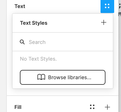 Text styles in Figma