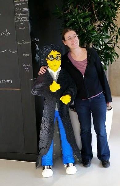 Photo of Clara, a product owner at the LEGO Group in London