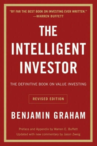 The Intelligent Investor by Benjamin Graham, best books for investing in 2021
