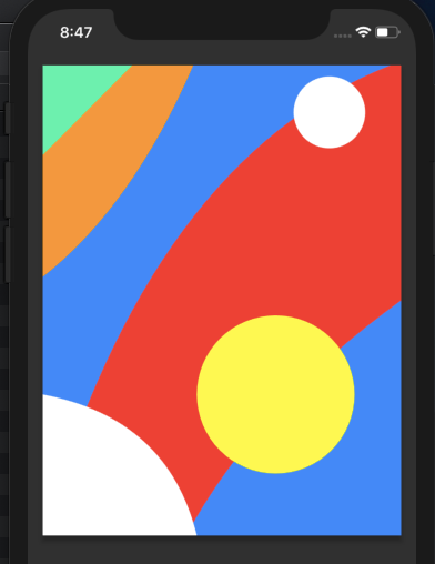 Custom Shapes and Curves drawn using CustomPainter in Flutter