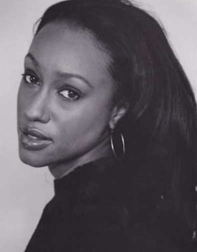 Black and white portrait photo of Mitrice Richardson.