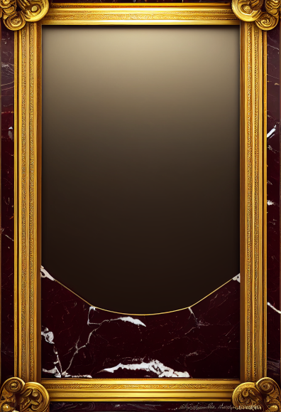 Maroon marble frame with gold frame, Ornate, Unreal Engine, Photorealistic, Cinematic, Elegant, Insanely Detailed, 8K — ar 9:16.