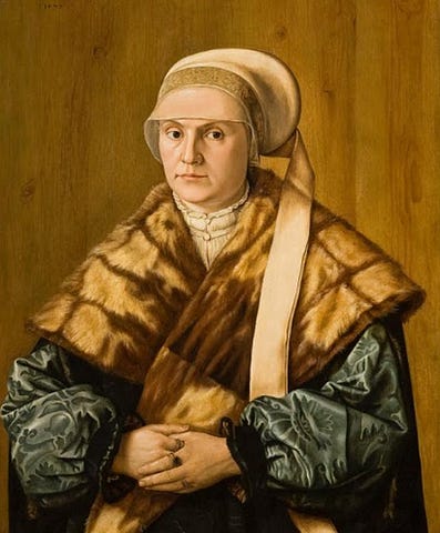 Barthel Beham--Portrait of a Woman--1529