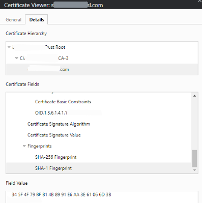A real example of how a certificate looks like