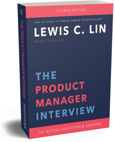 Cover of the book “The Product Manager Interview”
